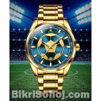 OLEVS 9949 Football Dial Men's Luxury Watch Sporty & Elegant